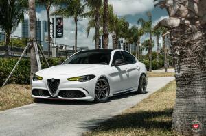 Alfa Romeo Giulia on Vossen Wheels (M-X1) 2018 года